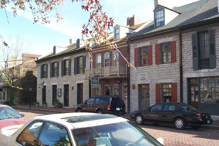 Historic Main Street in St. Charles, Missouri