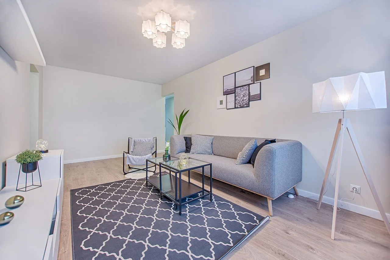Staged living room ready to show